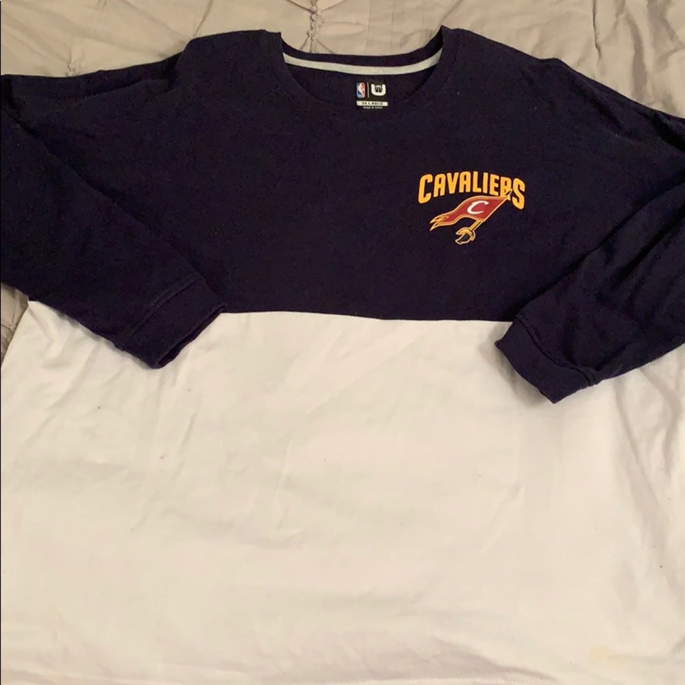 Cleveland cavaliers color block sweater